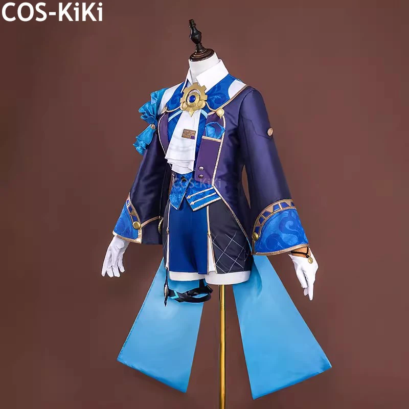 COS-KiKi Honkai: Star Rail Misha Galactic Adventurer Game Suit Handsome Uniform Cosplay Costume Halloween Party Outfit Men