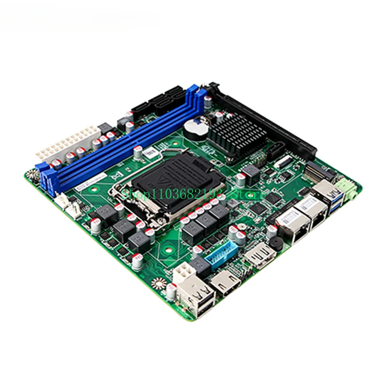 New Original NAS motherboard 6SATA3.0 8th 9th i3 i5 i7 1151 mini ITX industrial board with 2Nvme slots