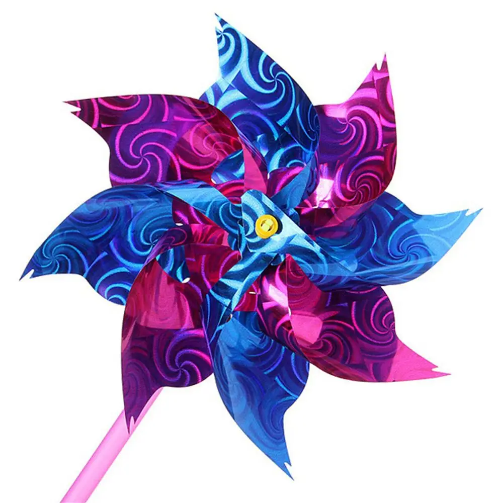Jouet coloré fleur en plastique moulin à vent vent tourbillon jardin cour décor Spinner Pinwheel moulin à vent jouet en plastique mince moulin à vent Pinwheel