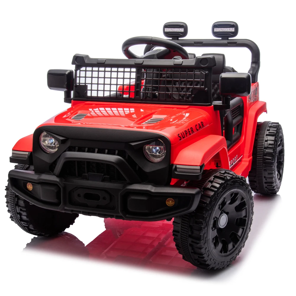 Auto de Juguete de 24V para Niños con Control Parental, Suspensión en las Cuatro Ruedas, Tracción en Dos Ruedas, Indicador de Energía, Bluetooth, MP3, Música, Faros LED, Ofrece una Velocidad de 1.86-3.11MPH para Niños de Aproximadamente 3 Años