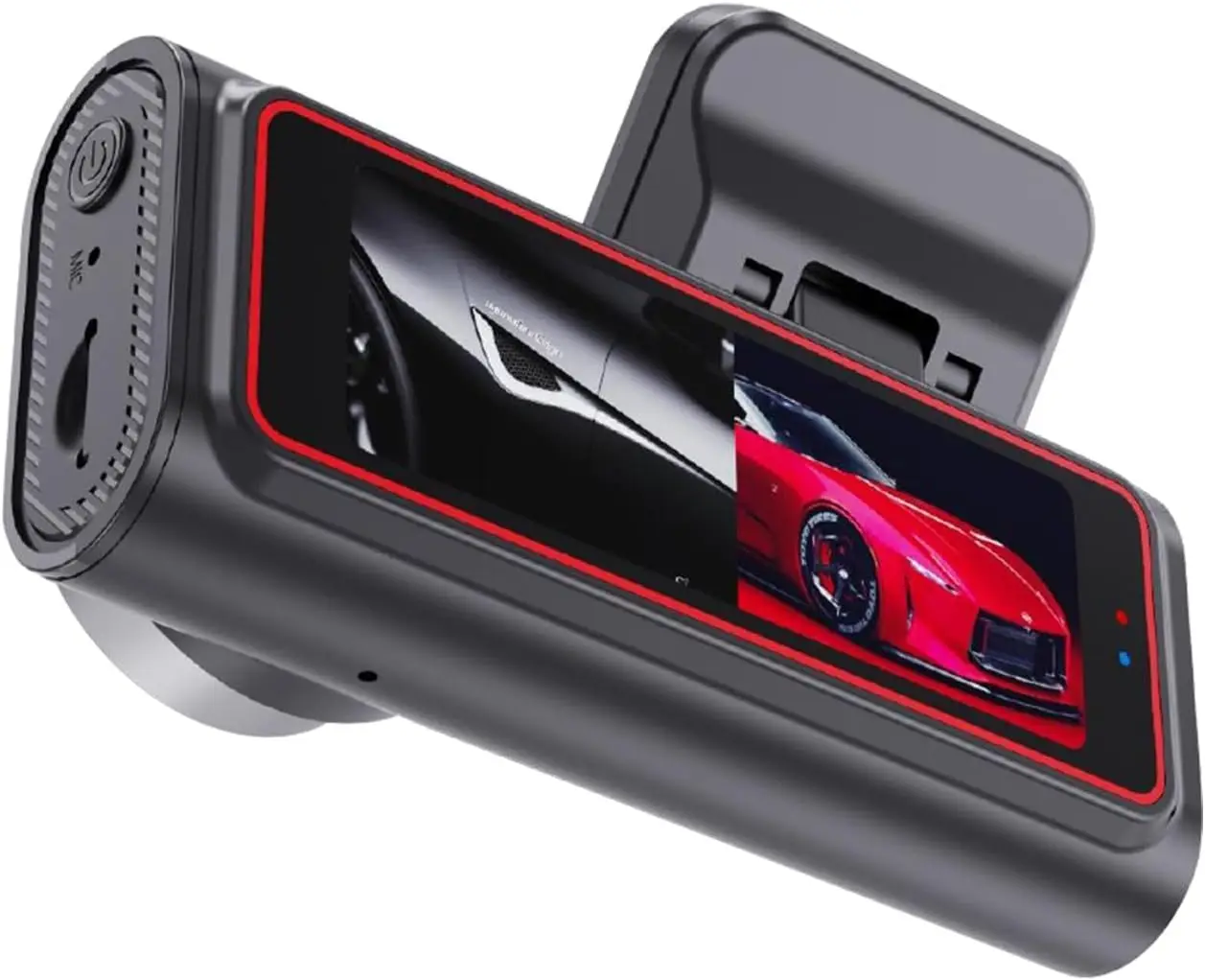 

Видеорегистратор 4K с Wi-Fi, GPS, ночным видением, 170 ° +140 ° Широкоугольный, G-сенсор, циклическая запись, 2,0 IPS, поддержка до 128 ГБ, 24/7 Mo