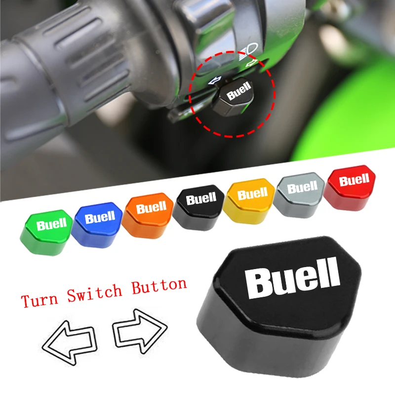 

For Buell 1125R 1125Cr X1 Xb9r Xb9 Xb12 Xb9sx Ulysses XB12s Xb12x Lightning Motorcycle turn signal switch button keycap