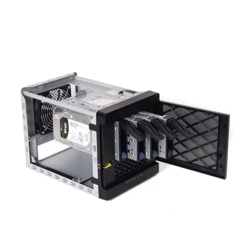 MS04 Server NAS Chassis Itx Main Board Four-bit Expandable 6-bit Hot-swappable DIY