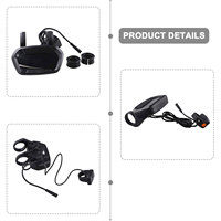 Electric Bicycle 3.5 Inch DZ43 Colorful Display For Bafang BBs01 02 HD Waterproof LCD Instrument Electric Bicycle Accessories