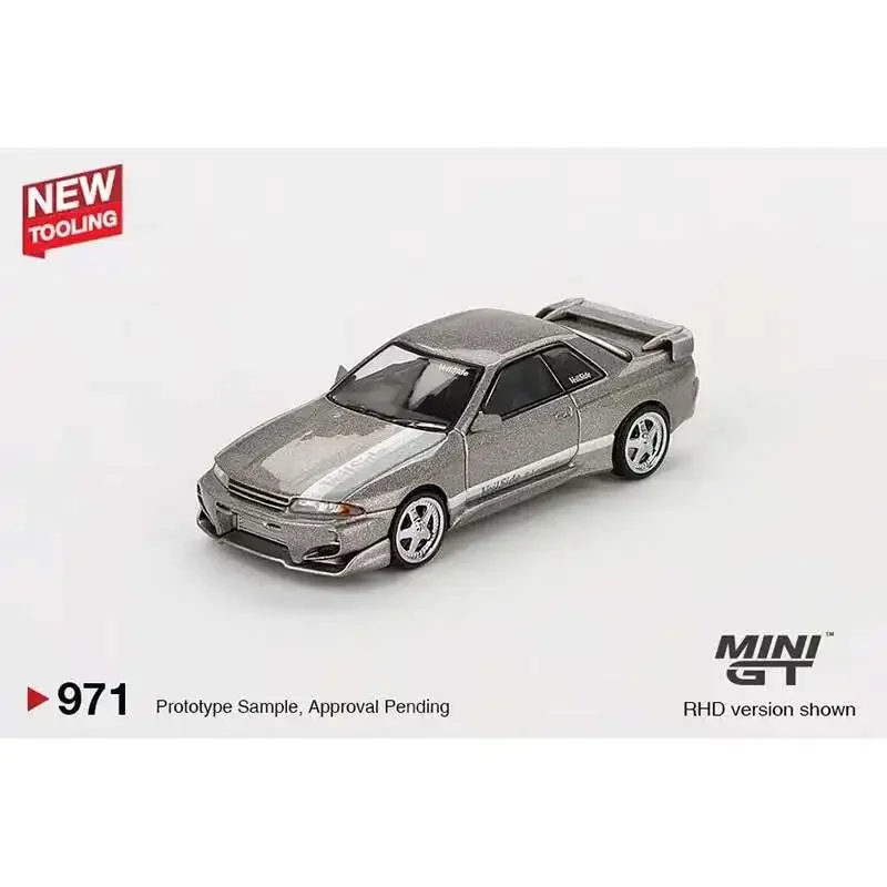 

MINIGT 971 In Stock 1:64 Nissan Skyline GTR R32 Veilside Combat C-I Veilside Combat Grey Diecast Diorama Car Model Toys