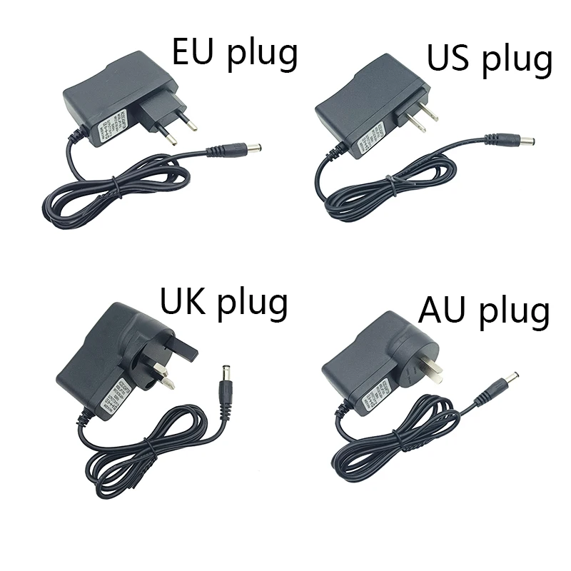 9V dc Power Supply 9v 1a 0.5A 0.6A 0.8A 1A AC/DC Adaptor 500mA 600mA 800mA 1000mA Power Adapter Universal EU US UK AU Plug