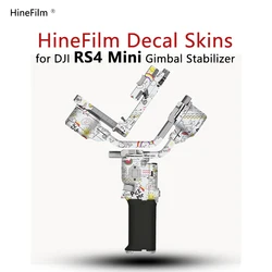 Hinefilm Skin for DJI RS4 Mini Gimbal Stickers For RONIN RS 4 Mini Stabilizer Decal Skin RS4mini Wrap Cover Film