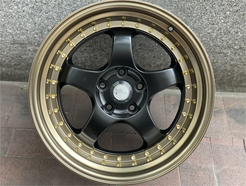 Flrocky Aluminum Alloy Wheel 5 Spoke 17 18 19 20 Inch Auto Rims 5X114.3 5X100 5X112 5X120Custom Wheels For Car