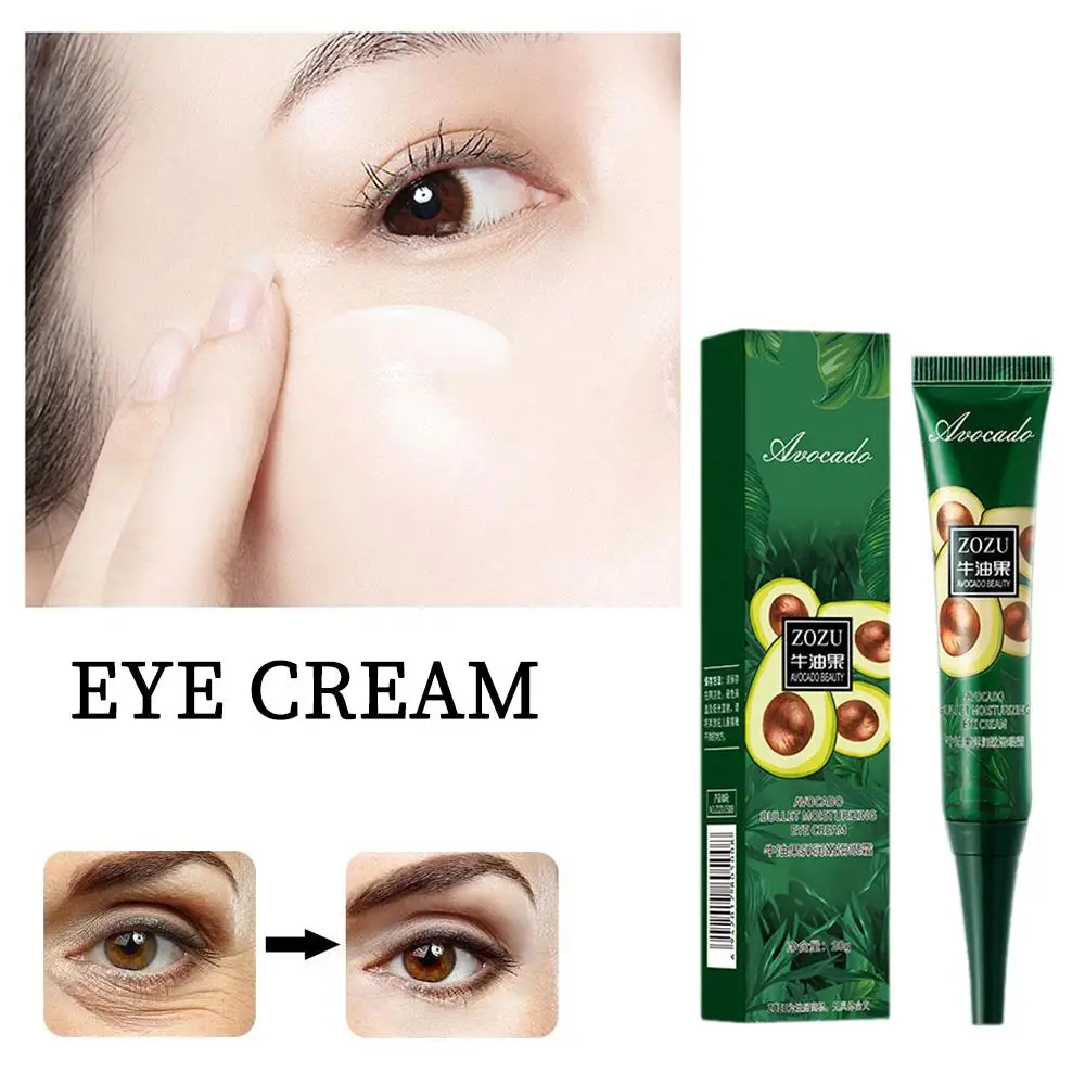 Avocado Remove Wrinkles Eye Cream Anti Dark Circles Care Fade Whiten Puffiness Tighten Skin Korean Under Eyes Fine Line Bag R7O0