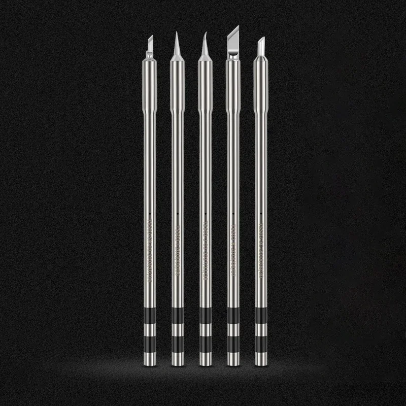 QUICK TS1200A 전기 납땜 다리미 팁 통합 용접 플러그인 깍지, TSS02-K/SK/I/J/C 용접 납땜 다리미 헤드
