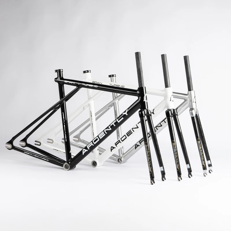

2025 ARDENTLY FixedGear Bike Frameset 700c Aluminum Frame And Carbon Fork 53CM 55CM 57CM High Quality Single Speed Bicycle Frame