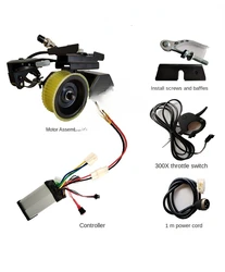 DIY Bicycle Booster Electric Modification Mountain Bike Riding Device Motor Clutch Controller