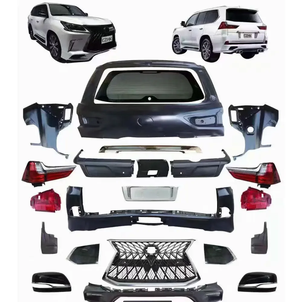 Upgrade Body Kit For Lexus Lx 570 2009 Upgrade To 2021automotive Parts Front Car Bumpers Body Kit