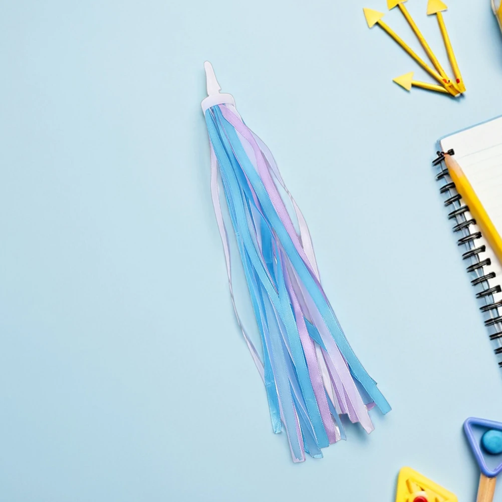 3 أزواج من أشرطة المقود للدراجات التي اصطياد العين وشرابة ديكور أشرطة متدفقة ديناميكية مناسبة للدراجات البالغة