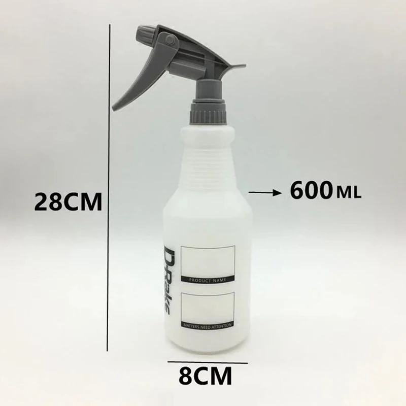 Contenedor vacío portátil de 600ML, boquilla resistente a ácidos y álcalis, botella pulverizadora, atomizador recargable, suministros de jardinería, 1 ud.