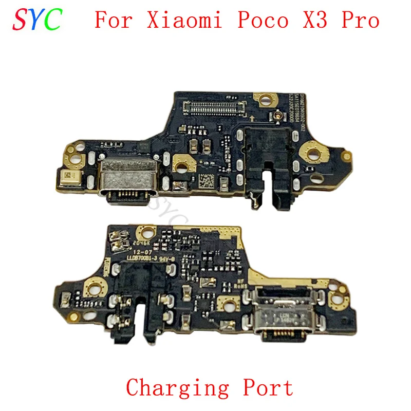 

Оригинальный USB-разъем для зарядки для Xiaomi Poco X3 Pro, зарядный разъем, запасные части