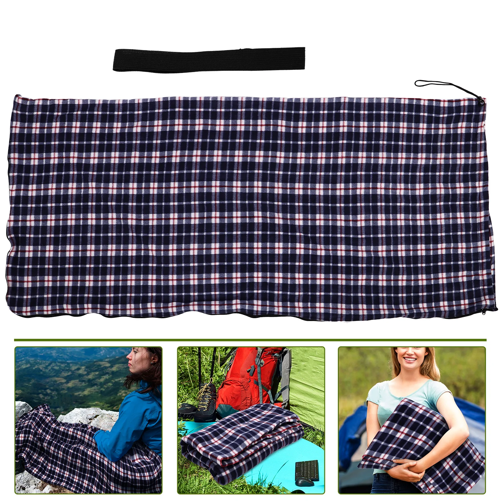 

Camping Down Sleeping Bag Travel Light Fleece Essentials for Tenting Adult Bags