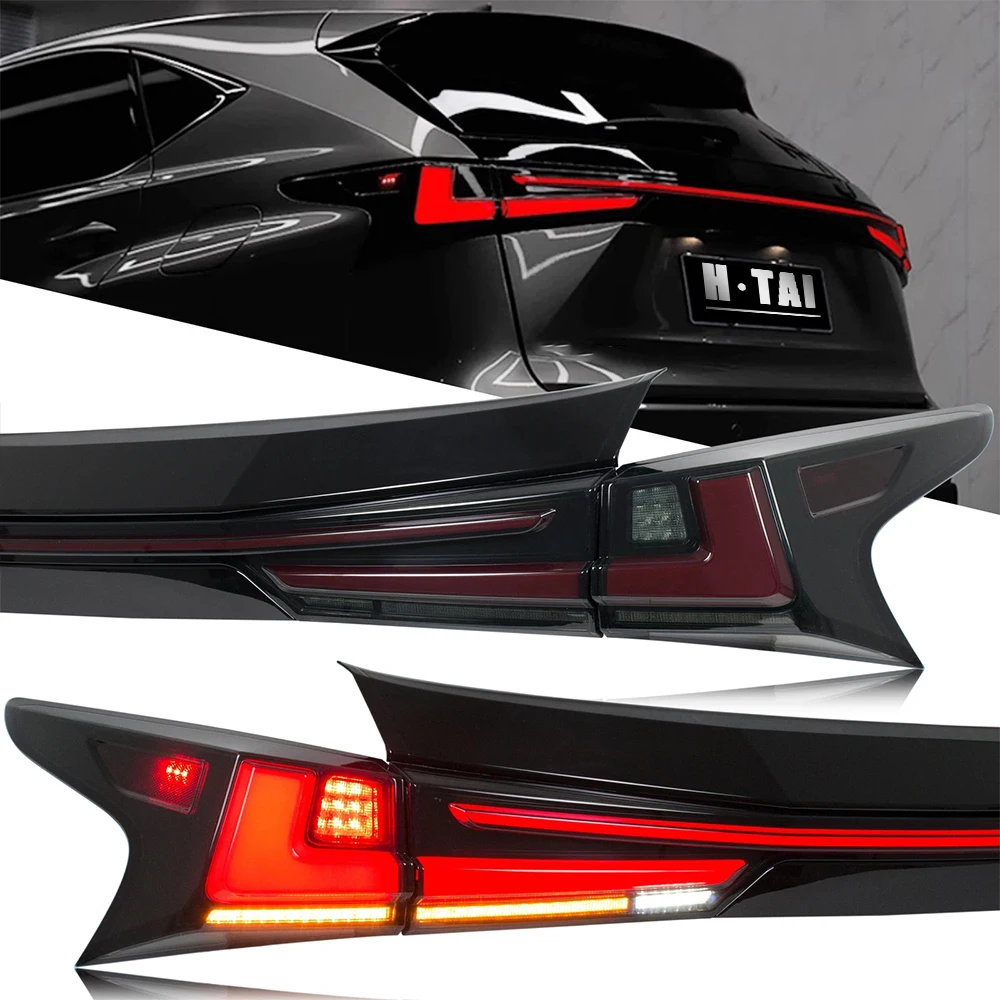 

Пара задних фонарей в сборе для Lexus NX300h NX200t 2014-2021, задние фонари, светодиодные задние фонари, стоп-сигналы, фары дальнего света, задние противотуманные фары