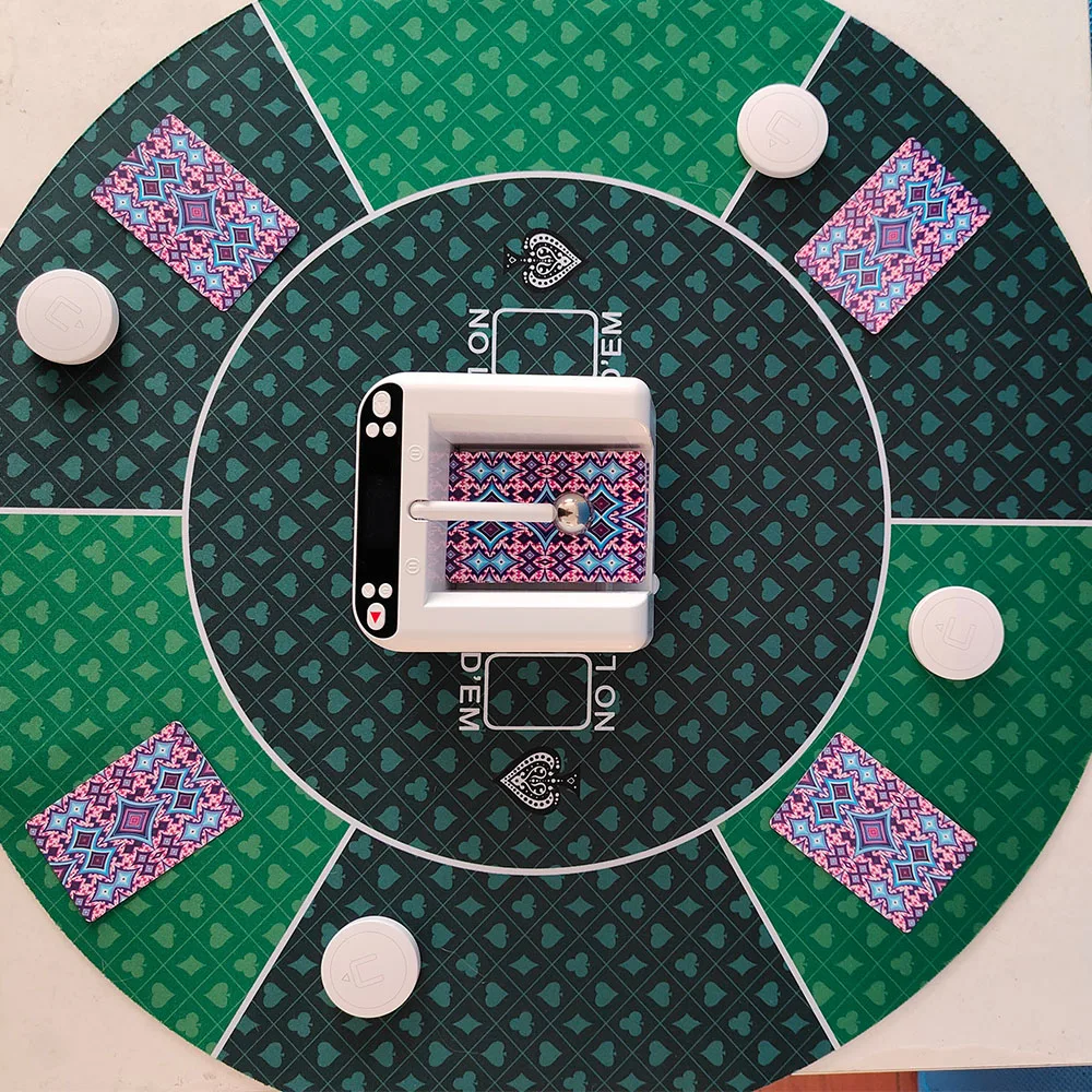 

Auto Poker Card Dealer Cards Dealing Machine with Remotes for Table Games Holiday Gift