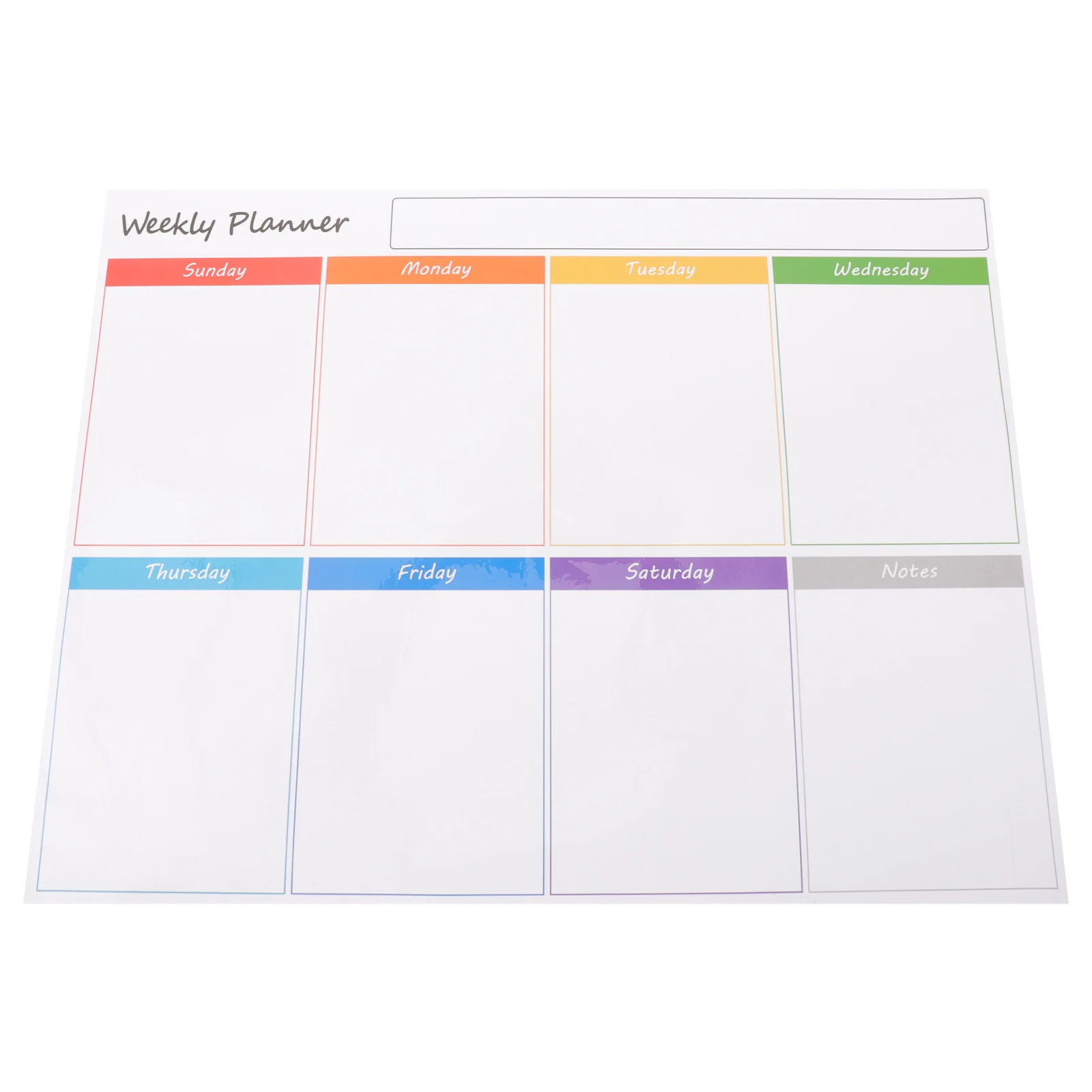 Magnetic Planner Refrigerator Calendar Dry Erase Board Weekly Schedule Reminders Ample Note Space Easy Attach Long Service Life