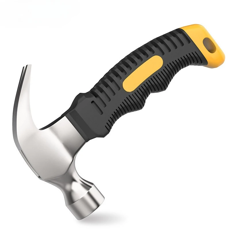 

Tool 441008 Mini Claw Hammer Rubber Handle for Home Improvement Portable Iron Hammer Woodworking Nail Hammer