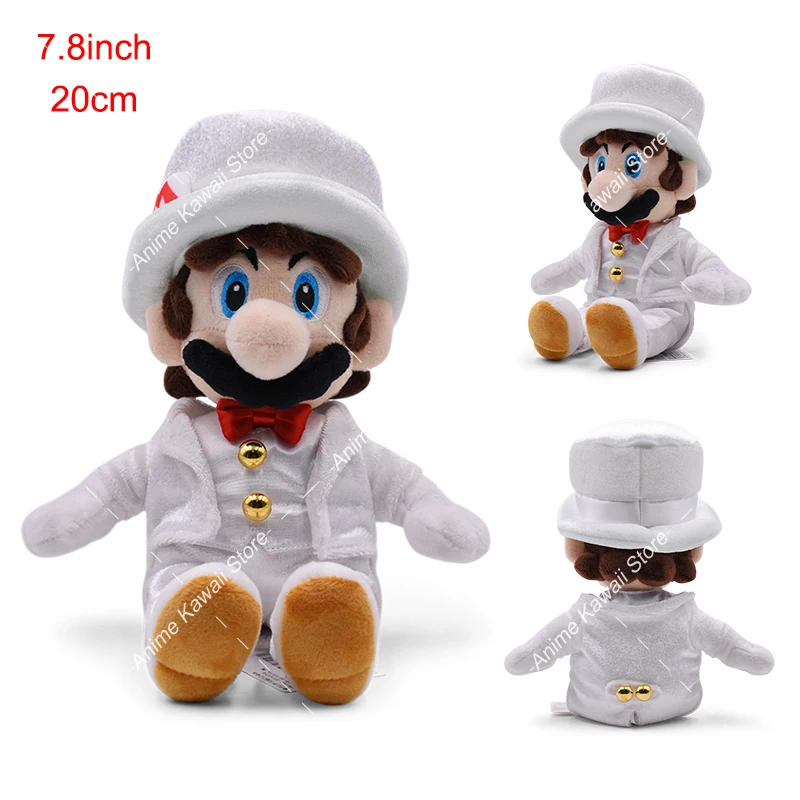 Hot Game Mario Bros Plush Doll Cute Mario Luigi Princess Peach Daisy Rosalina Elephant Bowser Bowser Jr Vivian Ninji Stuffed Toy