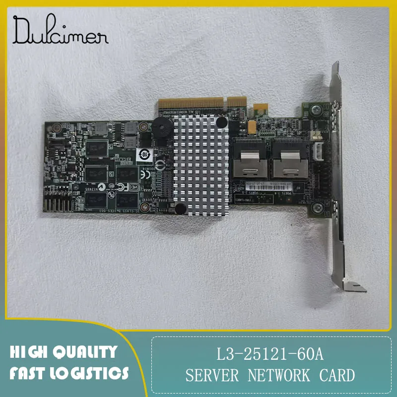 

Server network card L3-25121-60A 9260-8i SAS/SATA 6Gb/s PCI Express 3.0 x8 512MB Cache RAID Controller Card USED