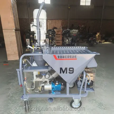 220V/380V High Efficiency Plaster Sprayer Plug-in Mortar Spraying Tool for Wall Plastering