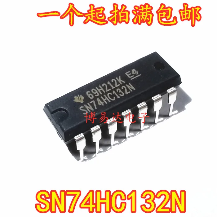 New Original Inline SN74HC132N Chip Logic Circuit - Quad NAND Gate DIP-14