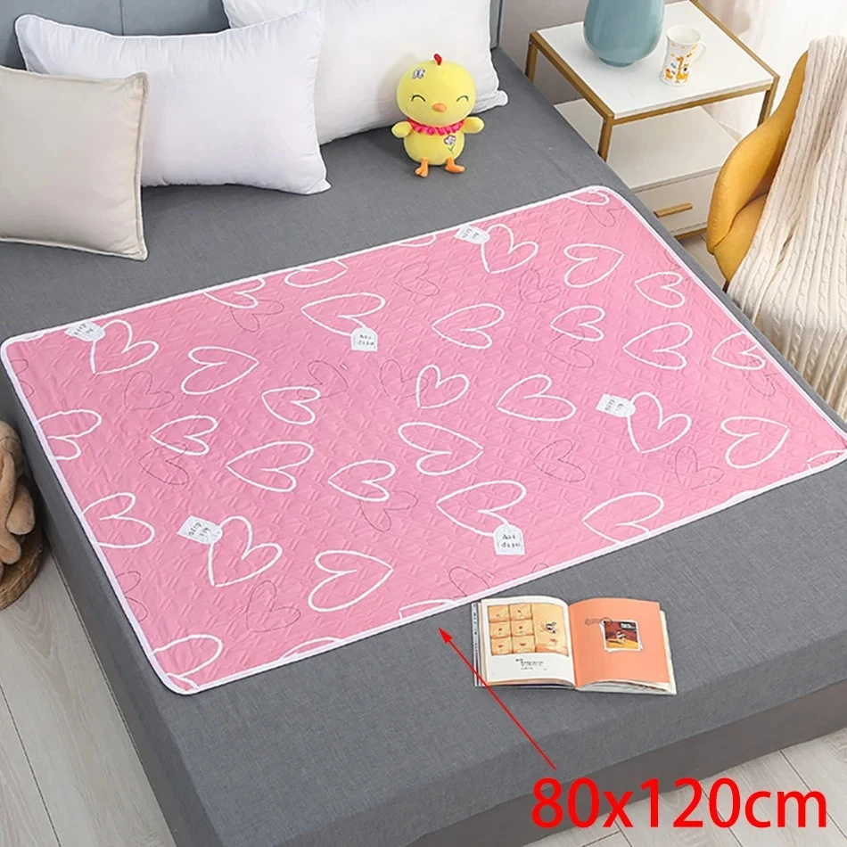80x120cm cartoon heart, urine - огляд і ціна Changing Table Topper