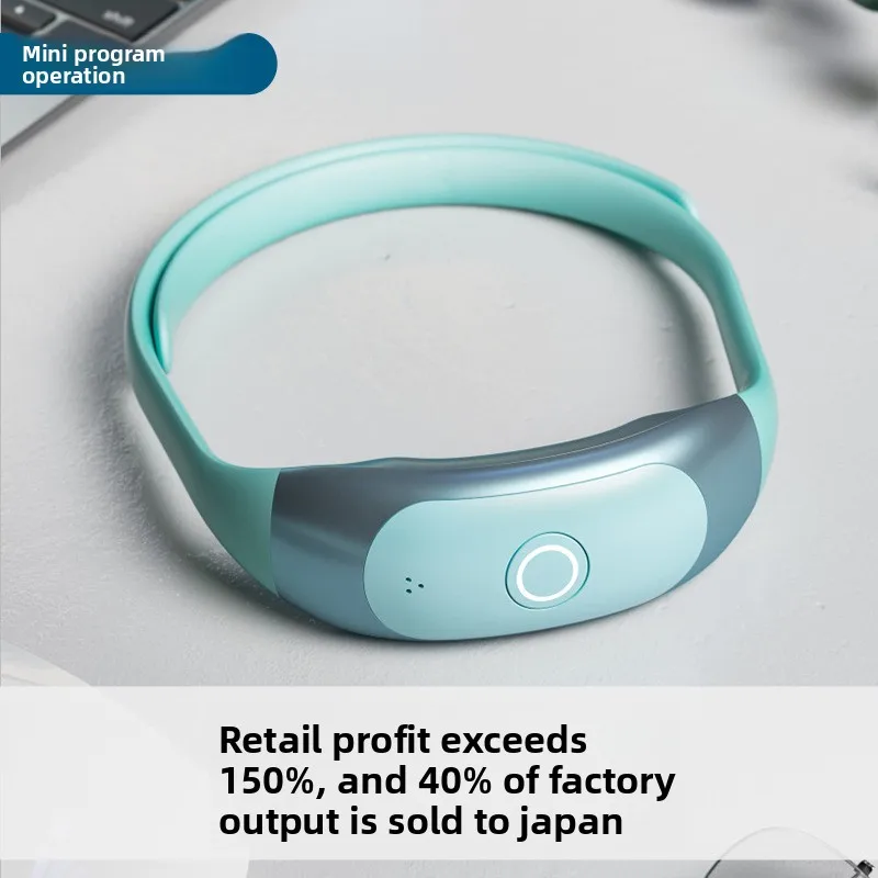 Smart Neck Massager, Medical-Grade Bluetooth Massager, Hot Compress App Controlled Pulse Device for Neck Pain Relief
