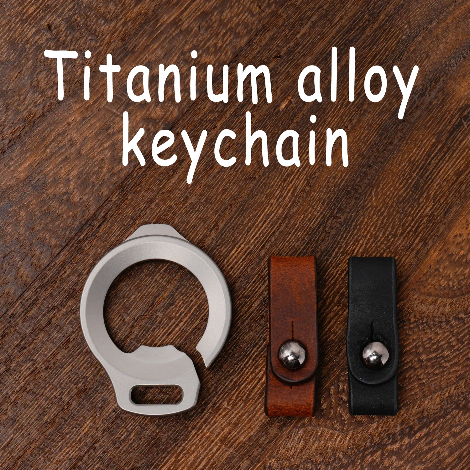 Titanium Alloy Multifunctional Keychain Outdoor EDC Small Tool Unpacking Bottle Opener Belt Buckle Male Gift