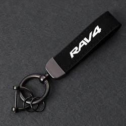 Exquisite Fashion Car Key Keychain Chain Ring Keyring Gift Key Chain Holder Styling Accessories For Toyota RAV4 2020 2021 2022