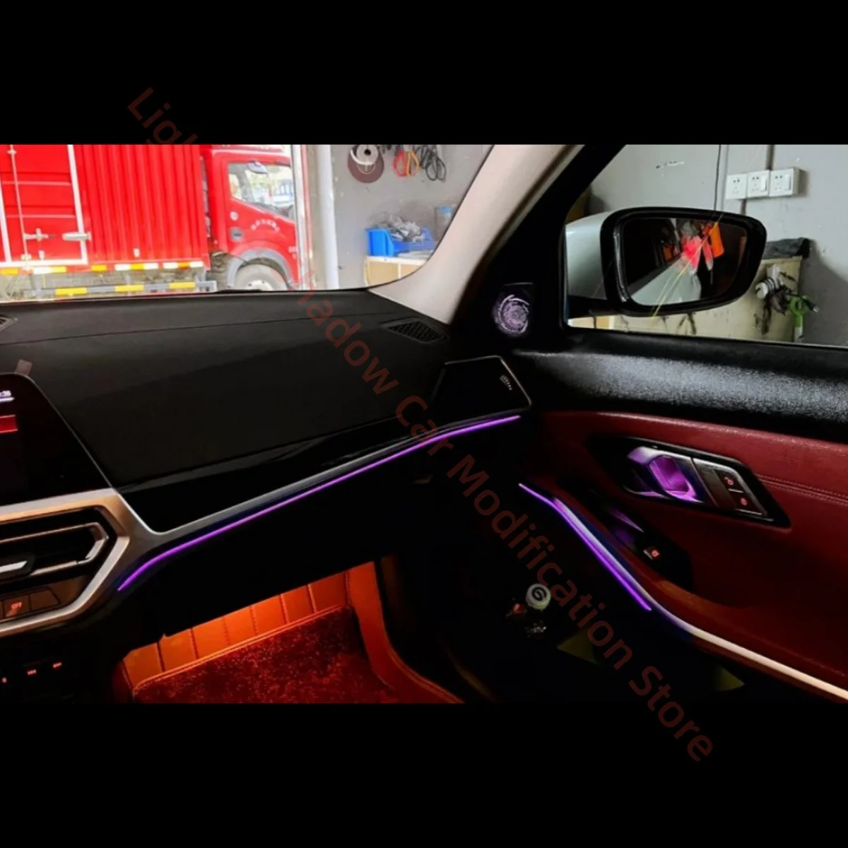 For BMW 3 series 2020-2025 G20 Atmosphere Lamp Car interior lighting upgrade Car accessories Backrest light Luminous Cover plate