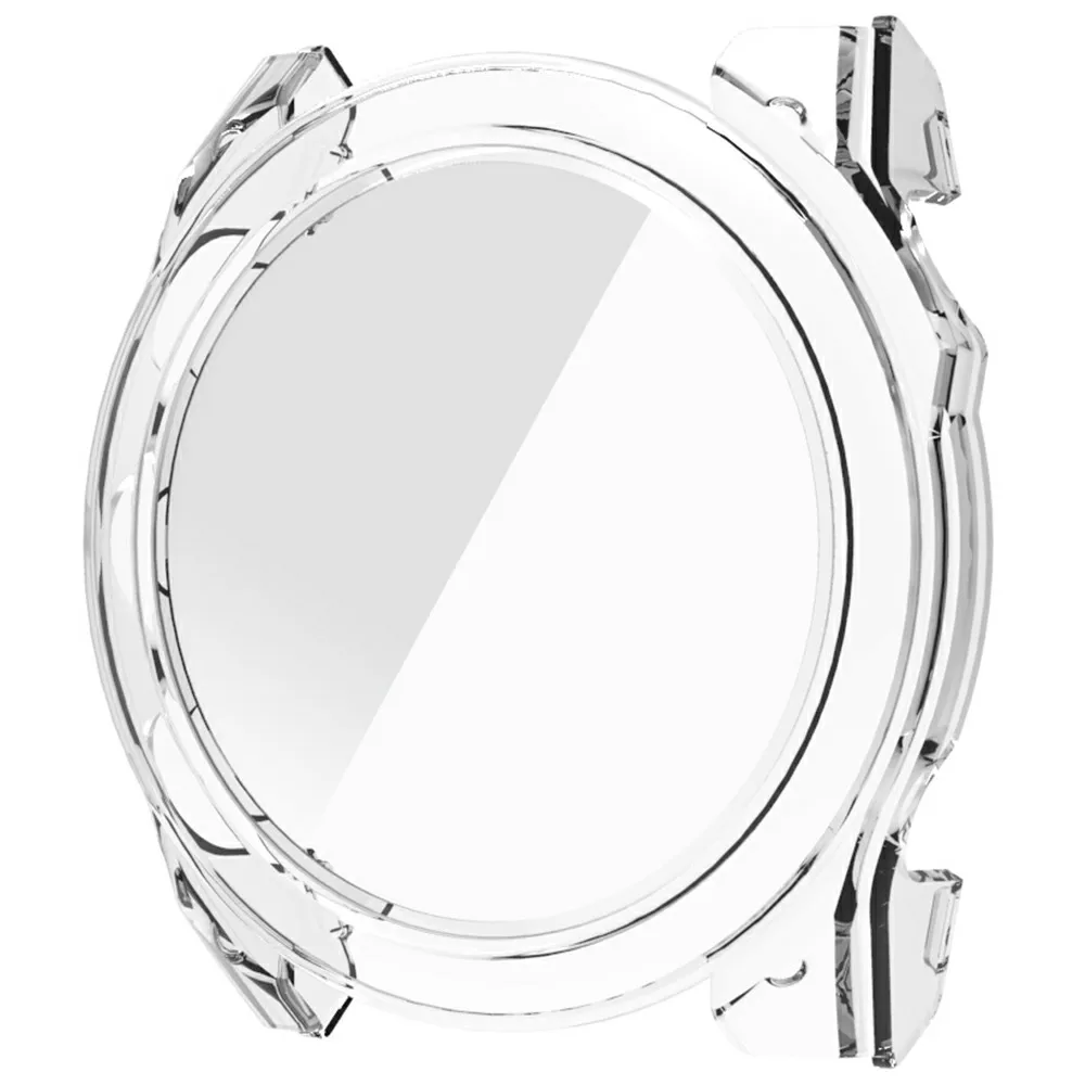 

Для Garmin Fenix 8 47 мм AMOLED Жесткий чехол для часов из ПК с пленкой из закаленного стекла - прозрачный