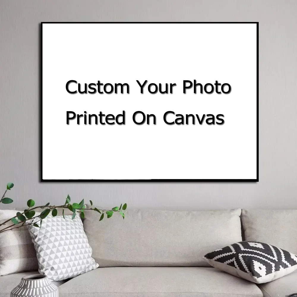 

Wall Art with Your Photo Canvas Painting Decoration Picture for Living Room Personalized Gift Custom Poster Any Size Home Decor