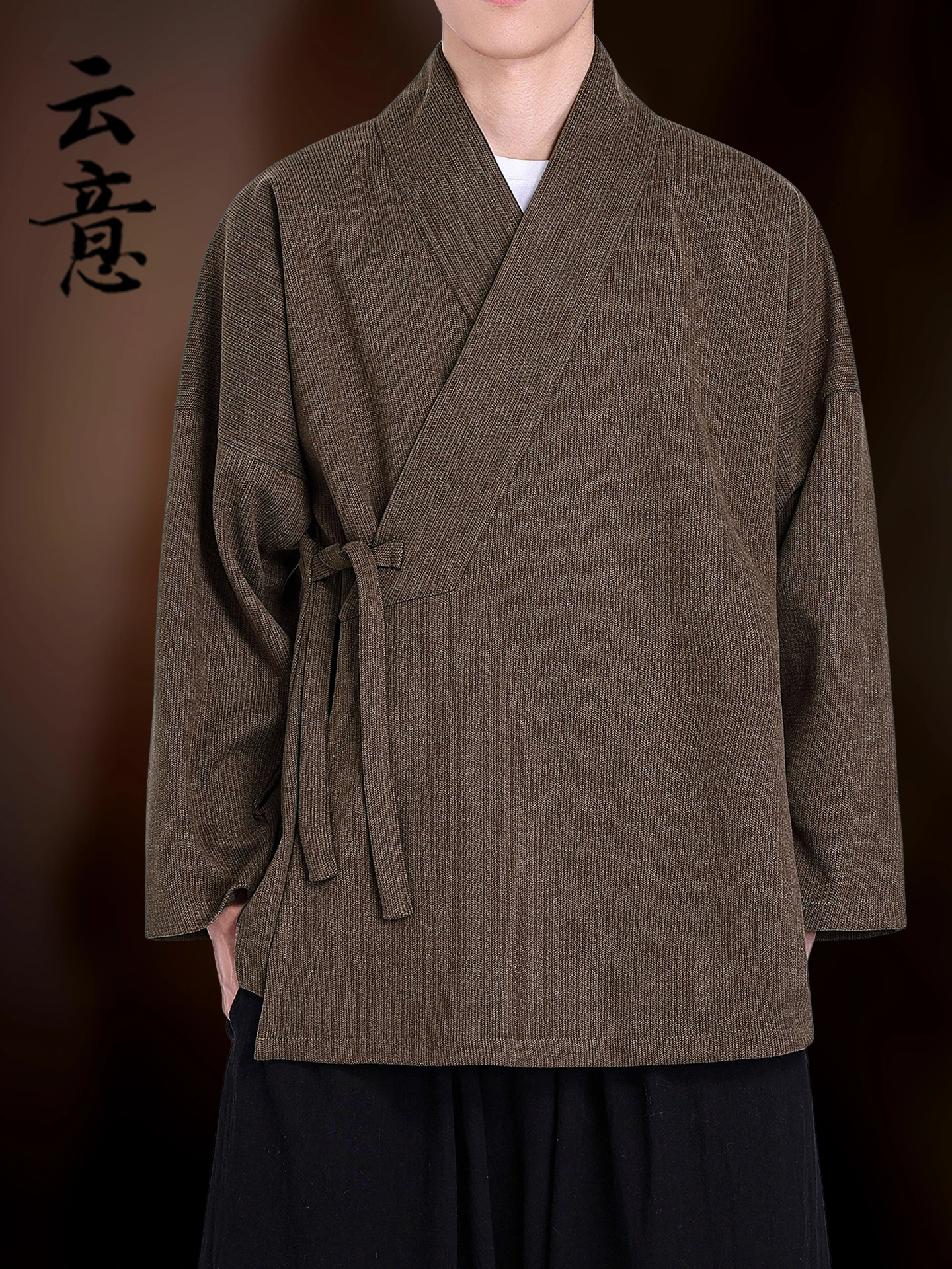 thickened-autumn-winter-men's-hanfu-coat-tuo-tang-suit-side-buttoned-knitted-polyester-fiber-long-sleeve-loose-fit-chinese-style