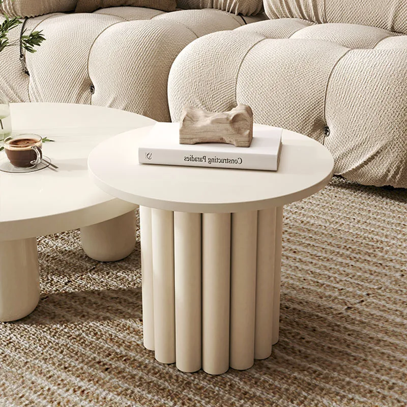 Ästhetische japanische Couchtische, kleine süße glamouröse Holz-Couchtische, rund, minimalistisch, Mesas De Centro Para Sala, Wohnmöbel