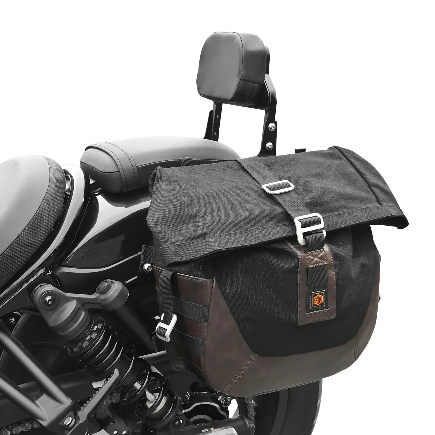 

Motorcycle Saddlebag Bag Quick Release For Honda Rebel CMX1100 CMX 1100 Rear Seat Side Waterproof Luggage 13L or Support Rack