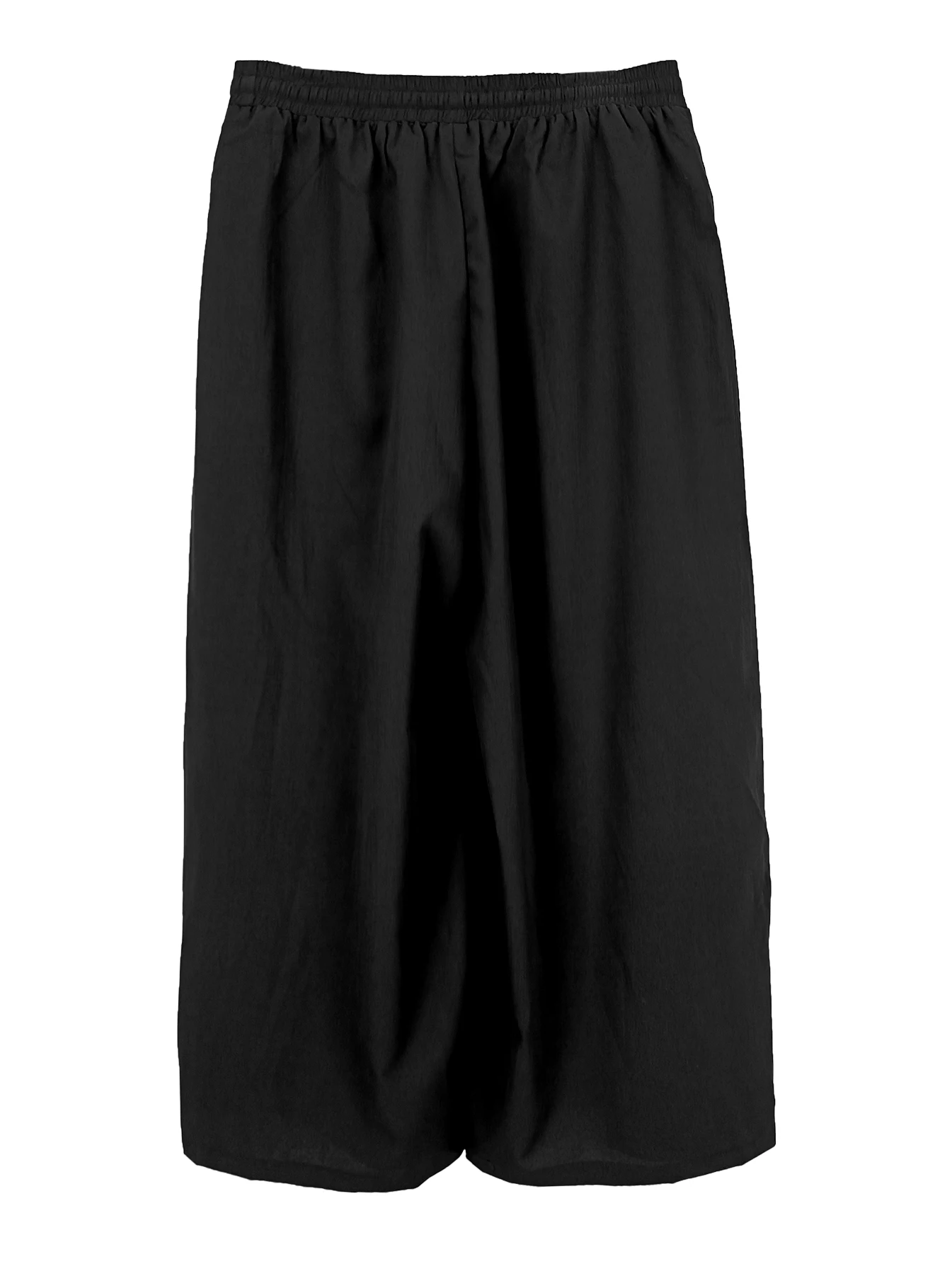 Plus Size Women Fashion Elastic Waist Wide Leg Long Trousers Casual Solid Loose Female All Match Pants New