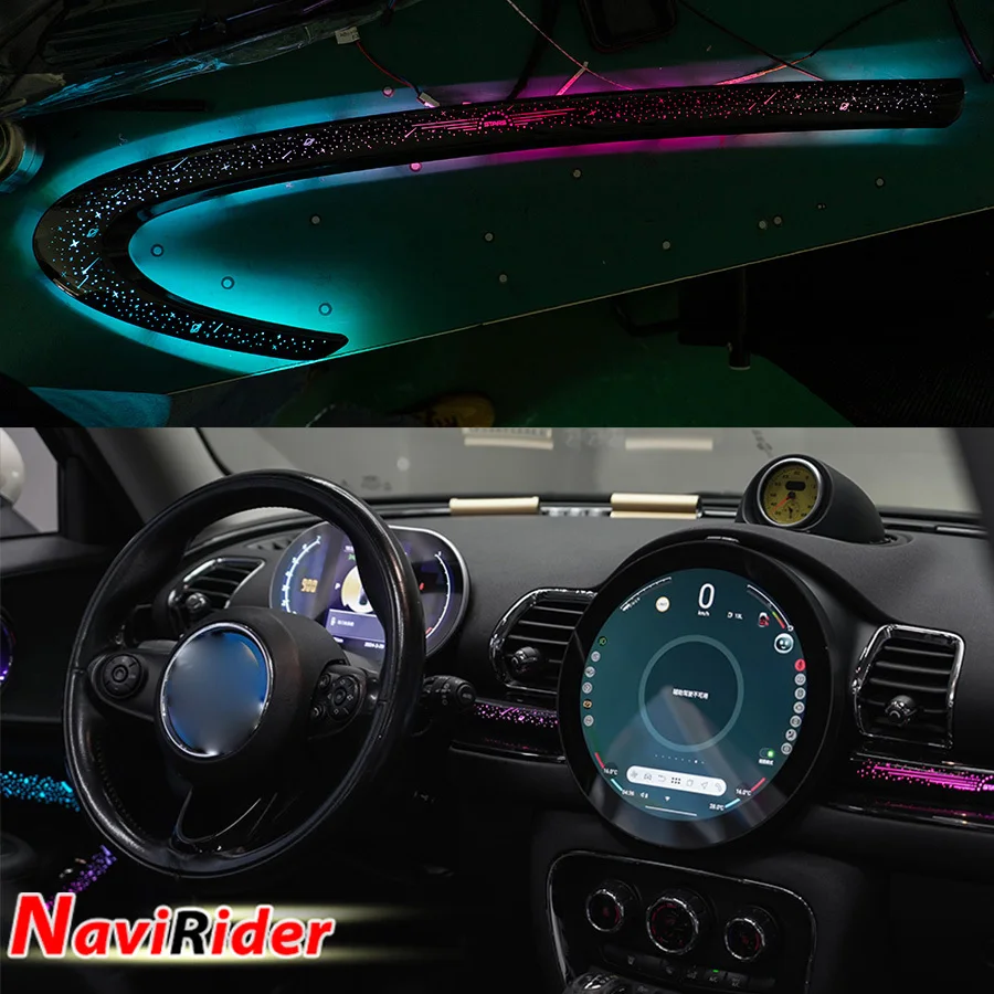For BMW Clubman F54 2016-2026 4 Door + Center Console Decorative Panel Ambient Light, Starry Sky Style, 13 Colors RGB Dreamcolor
