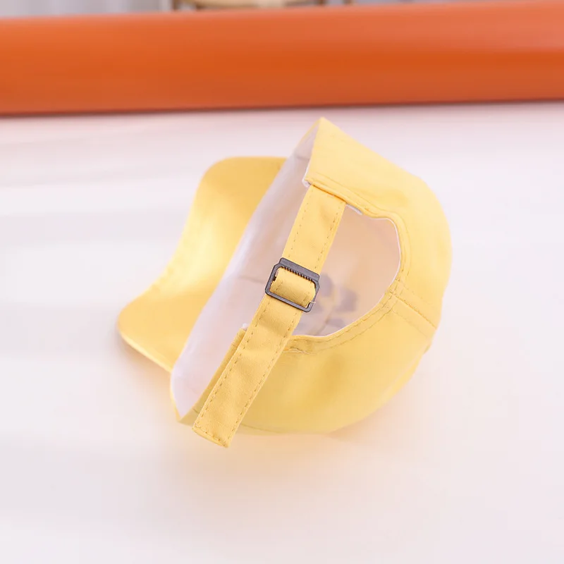 Letter Baby Baseball Hat Soild Color Adjustable Kids Duck Tongue Cap Cotton Children Sun Visors Toddler Bonnet Boy Girl Cap 아기모자