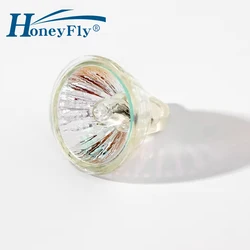 HoneyFly 10pcs MR11 12V 10W/20W Halogen Lamp Warmwhite Gu4 Spot Light Halogen Light Bulb Clear Glass Cover Dimmable Indoor