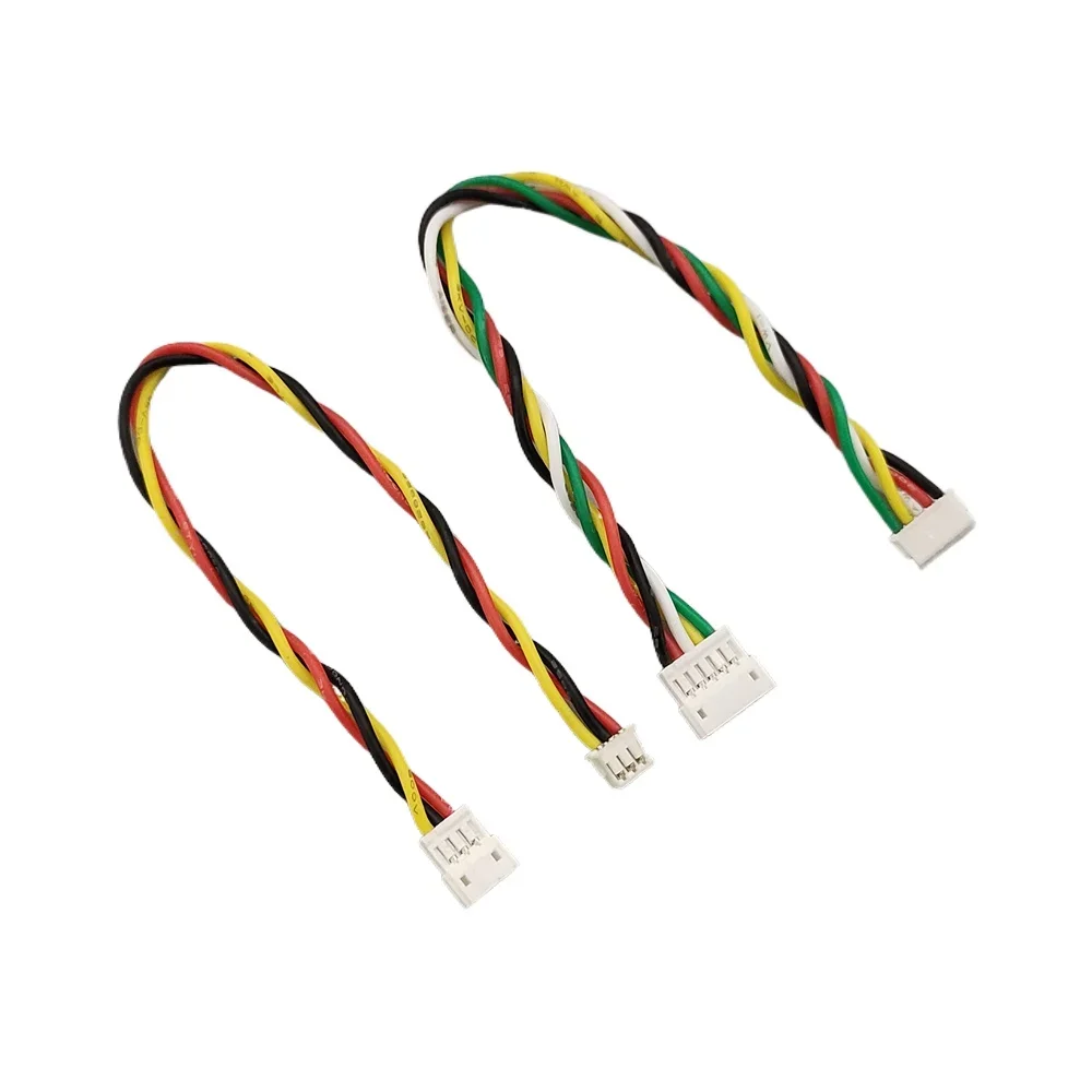 Connecteur simple Double tête GH1.25 2P/3P/4P/5P-10 broches JST GH 1.25 avec câbles en Silicone souple de 150mm pour GPS Pixhawk Pixhack, 5 pièces
