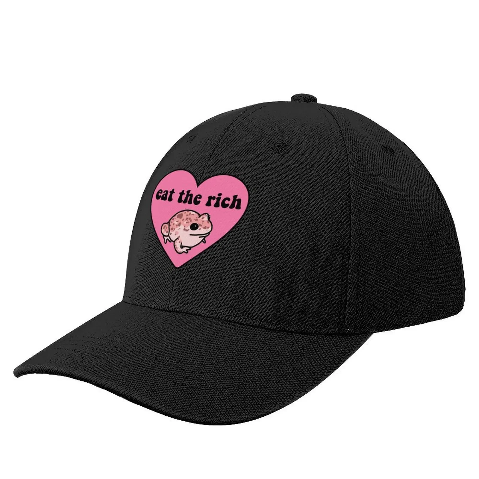 Eat The Rich Frog Baseball Cap Anime Hat New Hat For Girls Men's