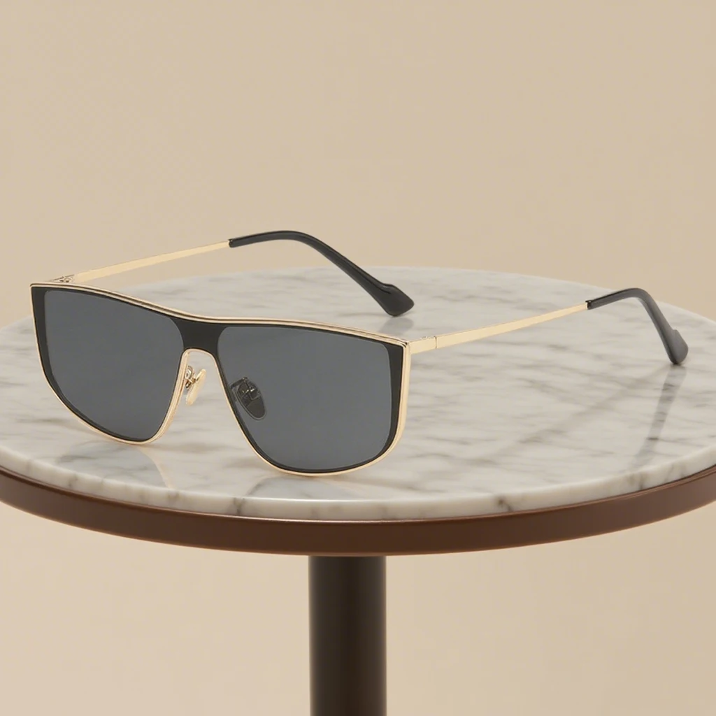 

2025 New Retro Women's Sunglasses Fashion Men's and Women's Outdoor Street Photography UV400 Slimming Sunscreen Sunglasses