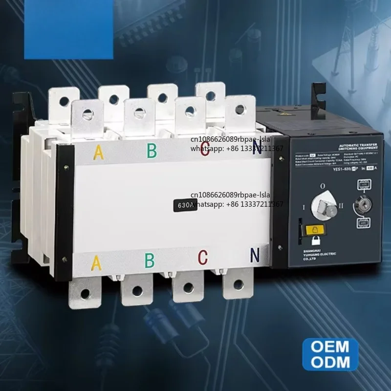 123 1600GA Socomec Type Generator ATS Switch Controller Automatic Transfer Switch YES1-1600GA ODM