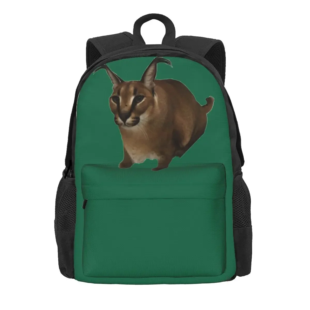 Big Floppa Animal Cat Backpacks Boys Girls Bookbag Students School Bags Kid Rucksack Laptop Rucksack Shoulder Bag Large Capacity