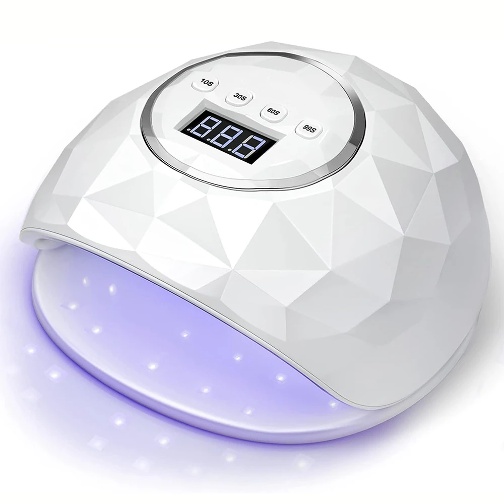 86W UV LED Nail Dryer with 39 Beads 4 Timers Professional Lamp for Manicure Gel Nail Polish Curing Dryer for Home and Salon