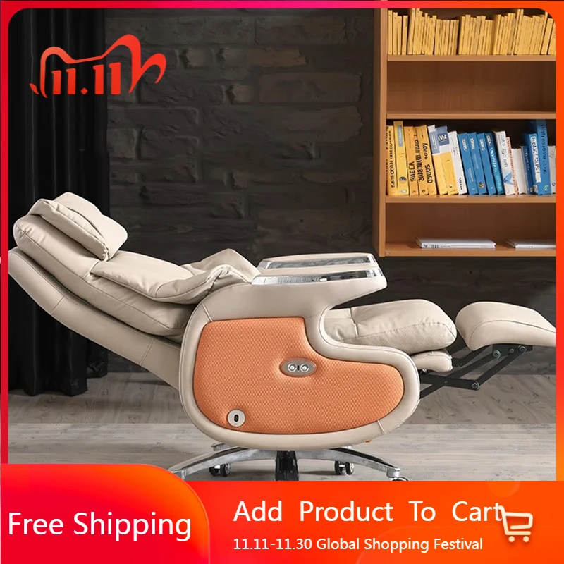 

Backrest Wheels Office Chair Swivel Ergonomic Recliner Office Chair Luxury Mobile Designer Living Room Stoel Theater Furniture